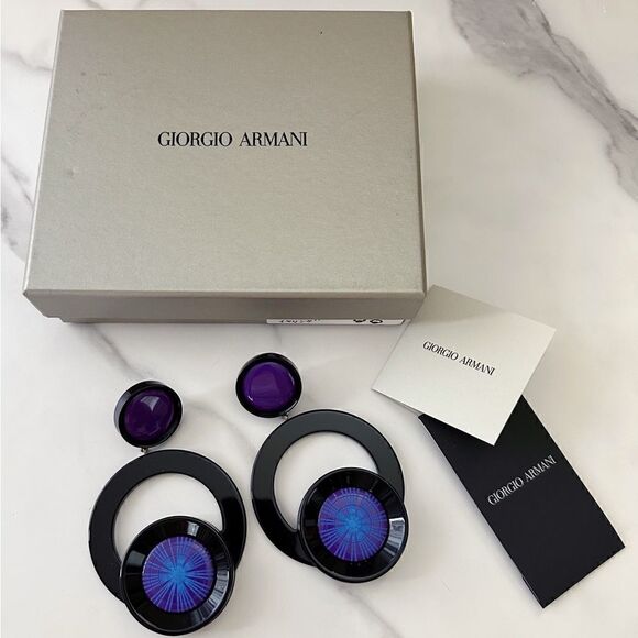 ɴᴡᴛ ɢɪᴏʀɢɪᴏ ᴀʀᴍᴀɴɪ ʀᴇᴛʀᴏ ᴏᴠᴇʀꜱɪᴢᴇᴅ ᴅʀᴏᴘ ᴇᴀʀʀɪɴɢꜱ - Picture 4 of 17